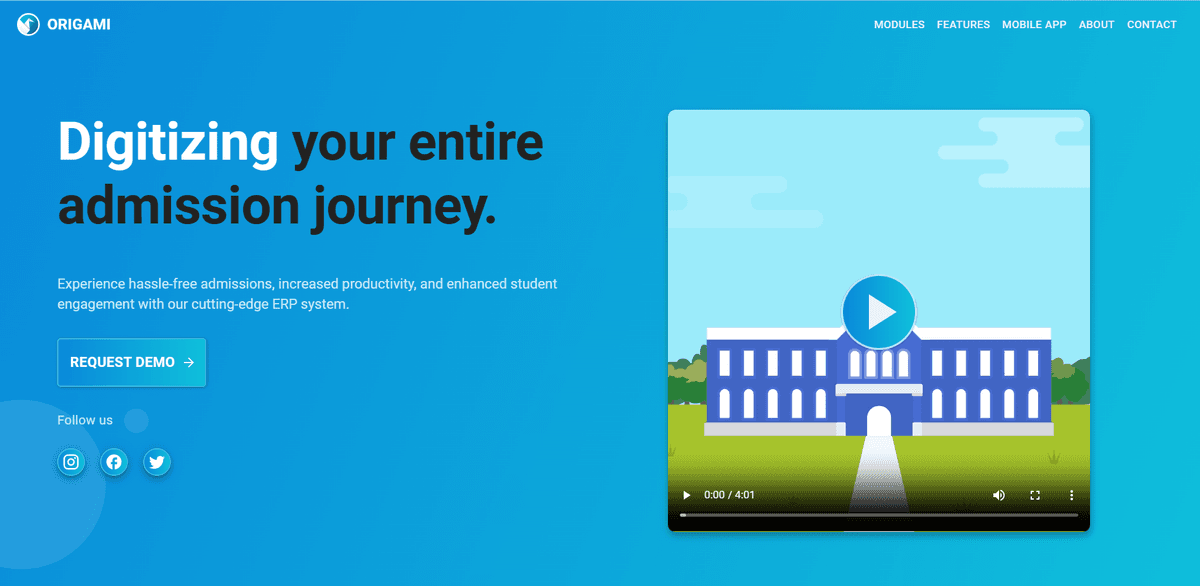 Preview of Origami Education Website